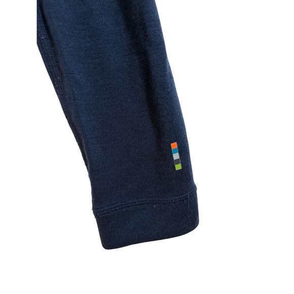 Smartwool Merino 250 Base Layer Top Womens Med Navy mountainscape Raglan Sleeve - Picture 4 of 9